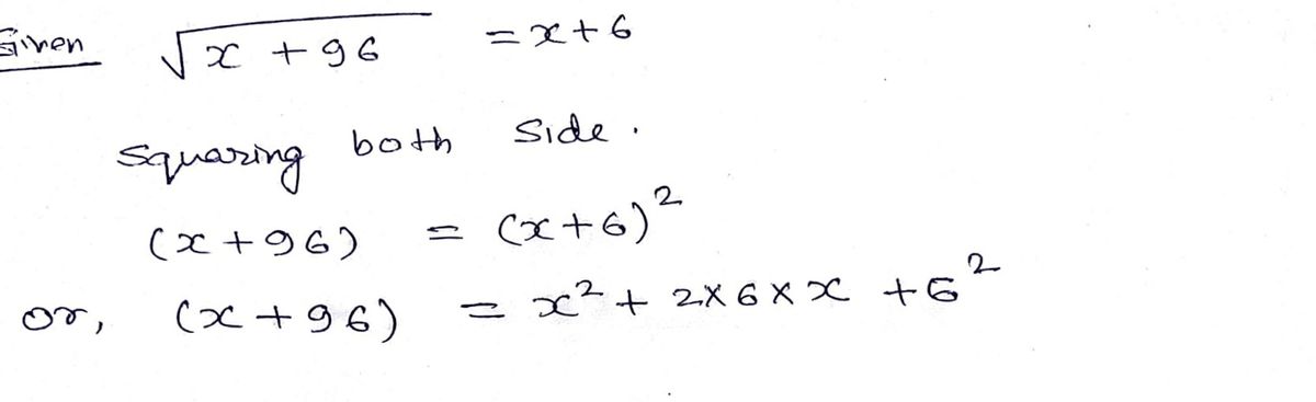 Algebra homework question answer, step 1, image 1